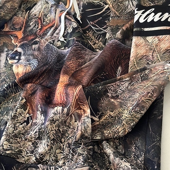 XL No brand light all over Printed Hoodie - Picture 3 of 3